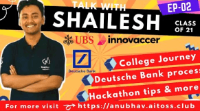 Talk with Shailesh Kr Sahu
