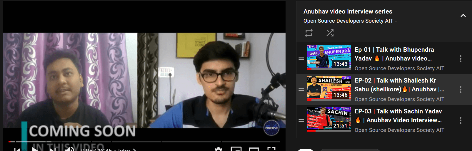 Anubhav Video Interview Series